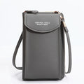 Fashion Cellphone Shoulder Bag Women PU Leather Crossbody Bag 2022 New Handbag Card Holder Messenger Bag Flap Wallet