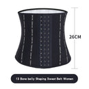 Sauna Sweat Belt Sweat To Lose Weight Woman Postpartum Waist Trainer Slimming Sheath Woman Flat Belly Fat Burning Girdle Corset