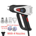 Heat Gun 2000W Professional Hot Air Gun with 2 Temperature Modes Hands-Free Stand Built-in Ideal for Stripping Paints Soldering