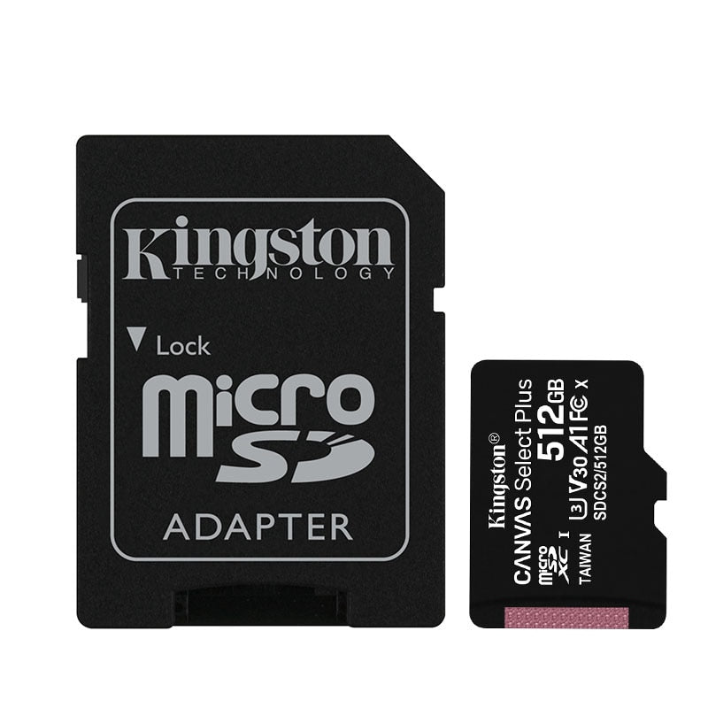 Kingston Memory Card 128GB 32GB SDCS2 TF 64GB 256GB SDCS2 Micro SD Card 100MB/S Reading Speed Class 10 Flash Card SD