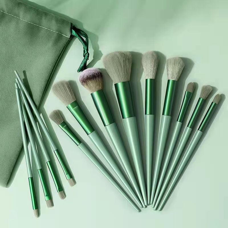 13PCS Professional Makeup Brush Set Cosmetic Powder Eye Shadow Foundation Blush Blending Concealer Beauty Make Up Tool Brushes