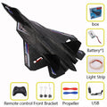 Rc Plane SU 57 Radio Controlled Airplane with Light Fixed Wing Hand Throwing Foam Electric Remote Control Plane toys for kids
