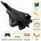 Rc Plane SU 57 Radio Controlled Airplane with Light Fixed Wing Hand Throwing Foam Electric Remote Control Plane toys for kids