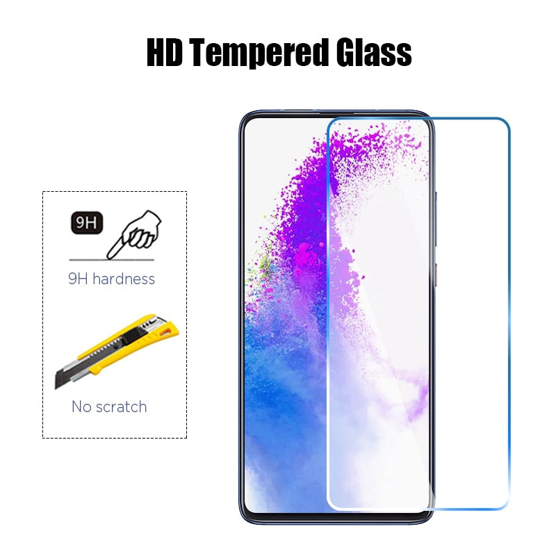 3PCS Protective Glass for Poco X3 Pro X3 NFC M5S M5 Film Screen Protector for Xiaomi Poco F3 F4 GT F2 Pro M3 M4 X4 Pro 5G Glass