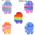 Sensory Toys Bean AntiStress Stretchy Strings Push It Squishy Chain Pops Cube Rainbow Ball Mini Squeeze Toy For Adults Kids Gift