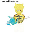 Naruto Sasuke Kakashi Akatsuki bricks Building Blocks Anime cartoon Mini Action Figures Heads Assembly Toys kids Christma Gifts