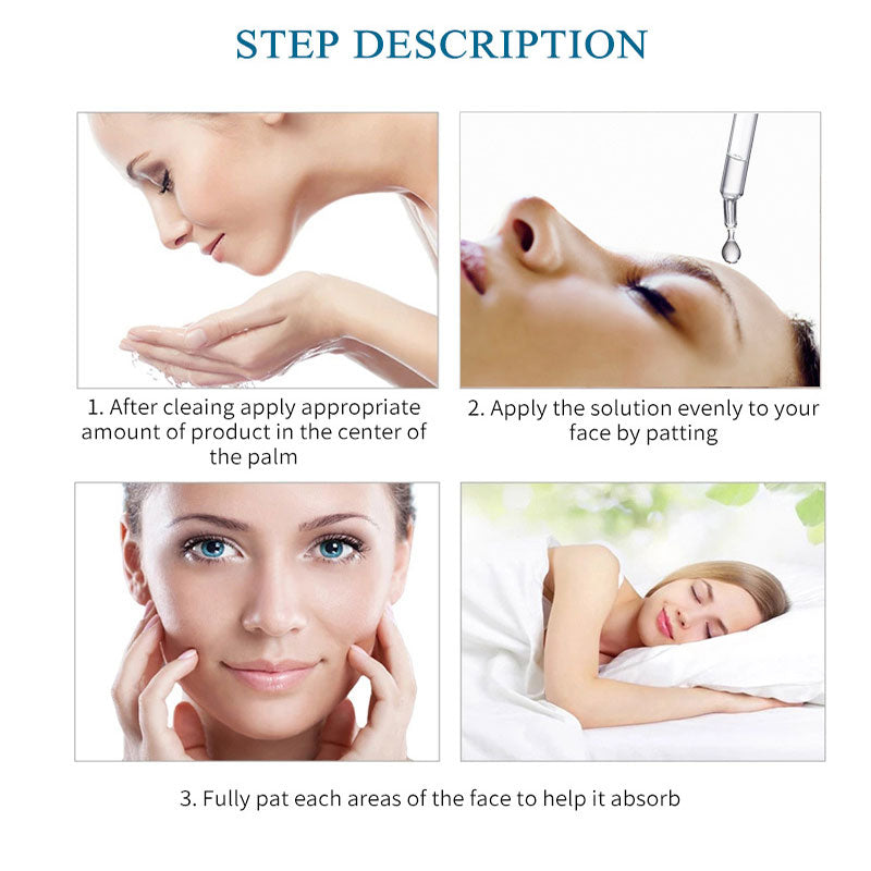 Hyaluronic Acid Moisturizing Serum Shrink Pores Oil Control Face Essence Whitening Brighten Wrinkle Remover Firming Products