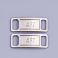 2pcs/pair Shoelace Buckle Metal Shoelaces AF1 Shoelaces Buckle Accessories Metal Lace Lock DIY Sneaker Kits Metal Lace Buckle