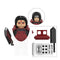 Naruto Sasuke Kakashi Akatsuki bricks Building Blocks Anime cartoon Mini Action Figures Heads Assembly Toys kids Christma Gifts