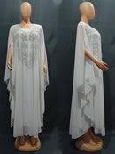 Abayas For Women Dubai Luxury 2022 Chiffon Boubou Muslim Fashion Dress Caftan Marocain Wedding Party Occasions Djellaba Femme