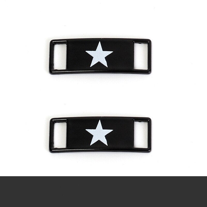 2pcs/pair Shoelace Buckle Metal Shoelaces AF1 Shoelaces Buckle Accessories Metal Lace Lock DIY Sneaker Kits Metal Lace Buckle