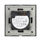 Bingoelec EU AC100-240V Tempered Black White Crystal Glass Touch Switch Panel Wall Light Sensor Button 1Gang 2gang LED Indicator