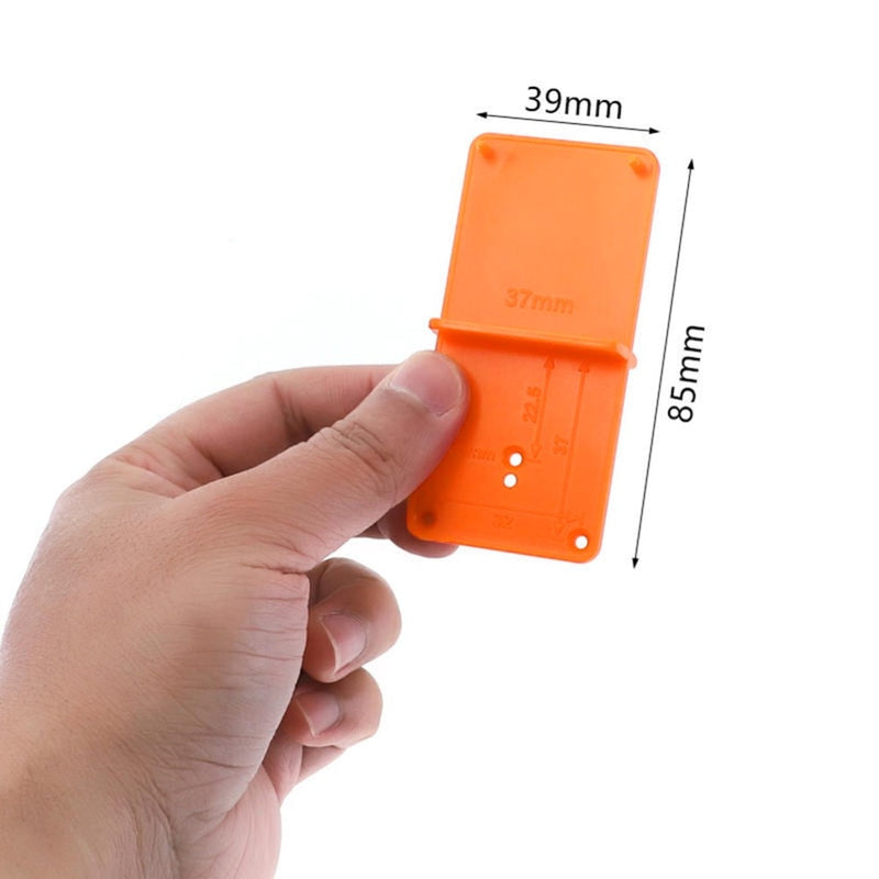 Hinge Hole Drilling Guide Plastic 35mm Woodworking Punch Opener Locator for Cabinets Installation DIY Template Woodworking Tools