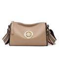 Women Genuine Leather Handbags Designer Rotating metal lock Ladies Shoulder Bags Fashion New Luxury Brand Female Messenger Bag