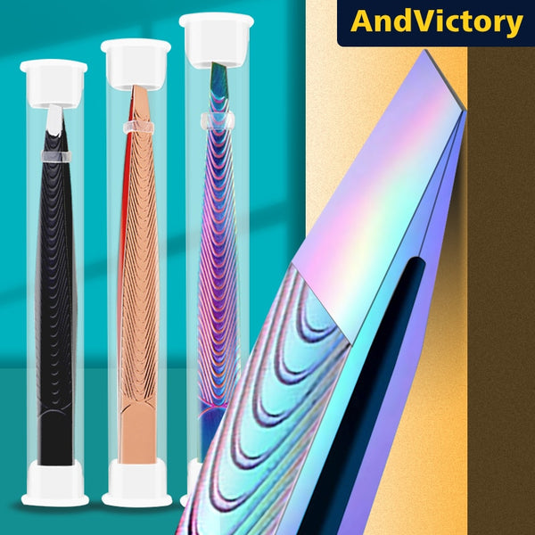 1Pcs Eyebrows Tweezers Trimmer Professional Beard Eyelash Brow Hair Removal Plucker  For Face Makeup Tool Man Or Women&#39; Bag