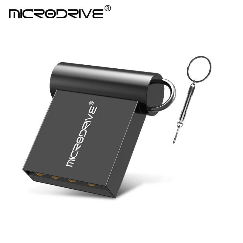 New Super Mini metal usb flash drive 16/32 GB Tiny Pendrive Memory Stick 64gb 128gb Storage Device WaterProof u disk