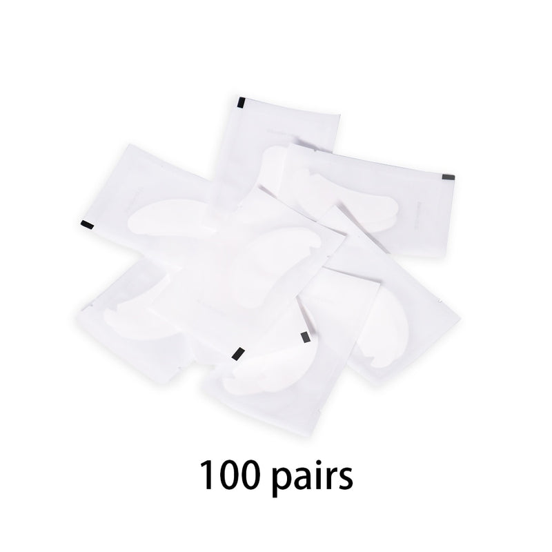 OWOSC 100PCS V Shaped Eyelash Patches Hydrogel Gel Eye Patches Wholesale false Eyelash Extension Under Eye Pads Makeup Tools