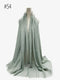 Pleated Plain Hijab Scarf Muslim Women Cotton Crinkle Headband Veil Scarves 2021 Fashion Islamic Headscarf Head Wraps Turban