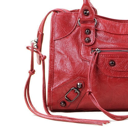 New Arrival Mini Small Motorcycle Bags Crossbody for Women Pu Soft Leather Brand Girls Shoulder Bags Black Hand Bags Tote
