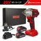 WOSAI 20V Cordless Brushless Electric Wrench Impact Wrench Socket Wrench 320N.m Li-ion Battery Hand Drill Installation