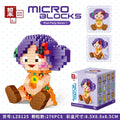 Disney DIY LinaBell assembly buildding blocks Goofy Pluto Anime Mini Action Figures Educational Toys kids Birthday Gifts