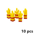 Food Building Blocks City Friend Accessories Bread Chips Roast Chicken Pizza Hot Dog Fish Fruit Carrot Basket Classic DIY Bricks