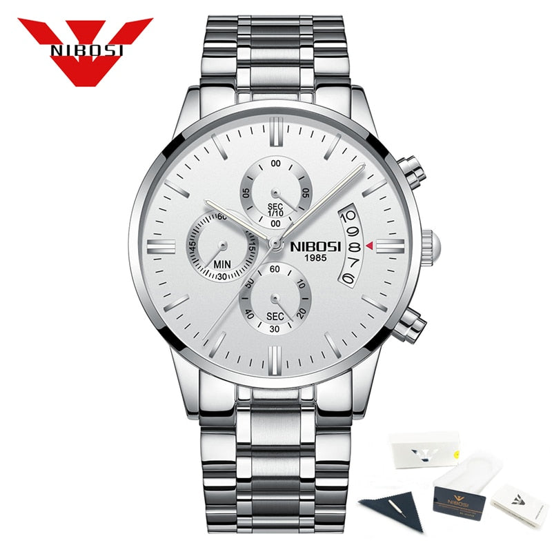 NIBOSI Relogio Masculino Mens Watches Top Brand Luxury Famous Men&