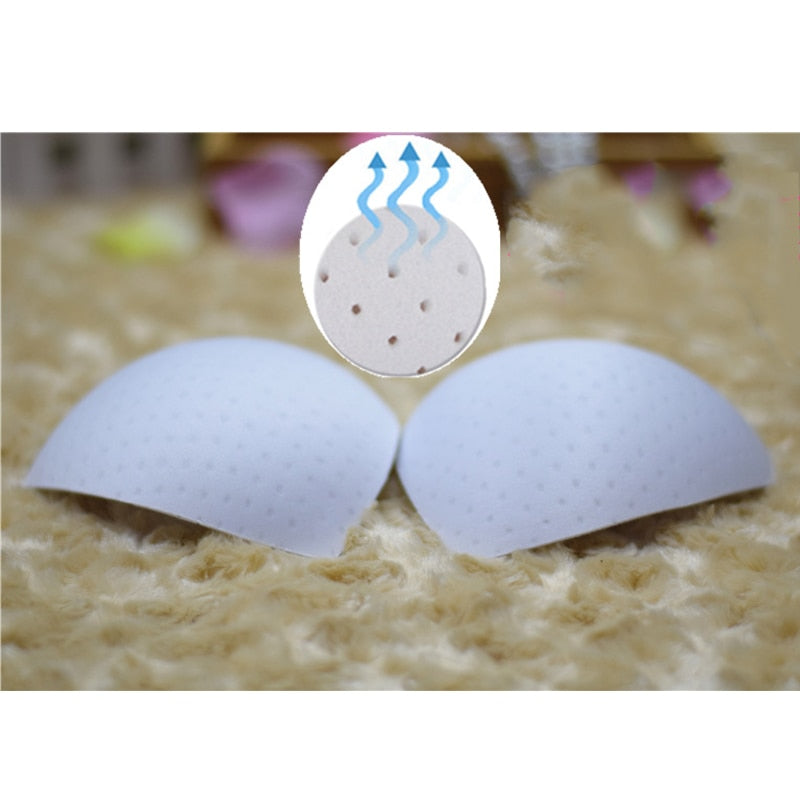 6pcs/3pair Sponge Bra Pads Push Up Breast Enhancer Removeable Bra Padding Inserts Cups for Swimsuit Bikini Padding Intimates