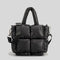 Fashion Large Tote Padded Handbags Designer Quilted Women Shoulder Bags Luxury Nylon Down Cotton Crossbody Bag Winter Purse 2022
