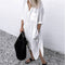 Women Shirt Dress Spring Summer Lapel Button Long Sleeve Side Split Dresses Elegant Solid Work Office Vestidos Female Tunic Robe