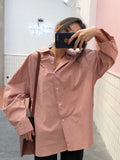 Beiyingni 2022 Spring Autumn Women Shirts White Plain Loose Oversized Blouses Female Tops Loose BF Korean Style Blusas Pockets