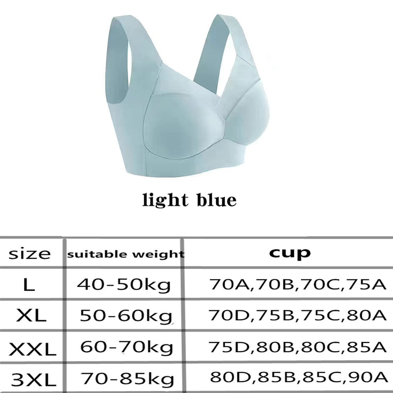 Sexy Top Seamless Bra Plus Size Backless Bras Push Up Women Wireless Bralette Woman Underwear Sports Unwired Bra Without Frame