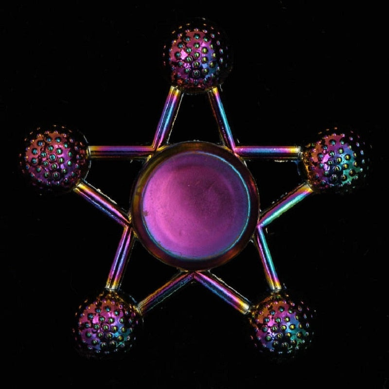 Hot Rainbow Metal Fidget Spinner Zinc Alloy Colorful Hand Spinner Antistress Toys for Children Adult Gifts for Children Adult