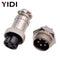 YIDI 5/10Set GX12 GX16 GX20 2 3 4 5 6 7 8 9 10 12 14 15 Pin Male Female Lc Cable Aviator Aviation Circular Connector Plug Socket