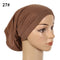 Ramadan Undercap Head Cover for Jewish Instant Jersey Bonnet Hijab Turbans for Women Muslim Fashion Inner Cap Turbante Capelli