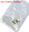 SS3-ss8 1440pcs Clear Crystal AB gold 3D Non HotFix FlatBack Nail Art Rhinestones Decorations Shoes And Dancing Decoration