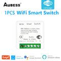 Tuya Zigbee / Wifi MINI Smart Switch 2 Way Control 16A Switch Tuya Smart Home Automation Sensor Works With Alexa Google Home