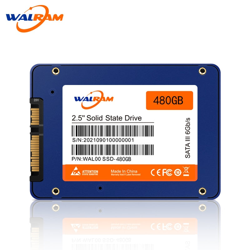SSD Drive HDD 2.5 Hard Disk SSD 120GB 240GB 1TB 512GB 128GB 256GB HD SATA Disk Internal Hard Drive for Laptop Computer WALRAM