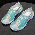 Rimocy Nurse Shoes Women Print Breathable Sneakers Woman Slip-on Light Non-slip Flats Ladies Soft Bottom Casual Sports Shoes