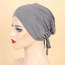 Modal New Soft Under Cap Inner Hijab Cap Stretchy Muslim Women Bandage Underscarf Bonnet Islamic Turban Headband Adjustable