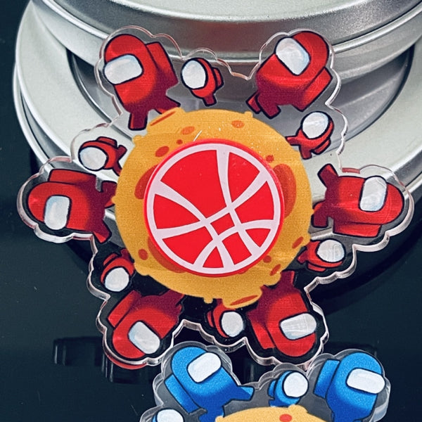 Hand Spinner Gyro Anti Stress Cartoons Animal Animation Running Comic Pattern Rotating Fingertip Spinning Toys Fidget Toys