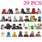 Disney 4cm Children Anime figure Building Blocks Kid Gift Toy Model Mini City Movies Characters Figurine Compatible With Lego