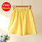 Summer Cotton Tracksuit Women Spring Loose Two Piece Sets Casual Long Sleeve  Sweatshirt &amp; Elastic Waist Shorts Female Outfits