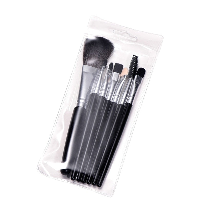 4/6/8Pcs Makeup Brushes Set With Bag Lip Eye Shadow Brush Professional Cosmetic Brushes Kit Travel Mini Makeup Brush beauty tool