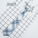 Shirt Necktie Women College Style JK Plaid Uniform  Detachable Collars Removable Ties Apparel Accessories галстук женский