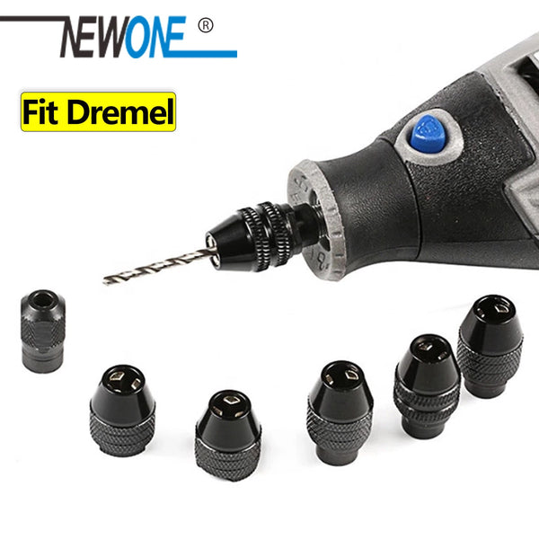 M8/M7 Mini drill Chuck accessory for Dremel rotary tool and mini grinder drill chuck 0.5-3.2MM Faster Bit Swaps dremel accessoy