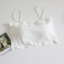 Top women Summer Women Sling Tube Top Sexy Bra Women underwear Push Up Bra Seamless Ice Silk Breast Wrap Lingerie Crop top