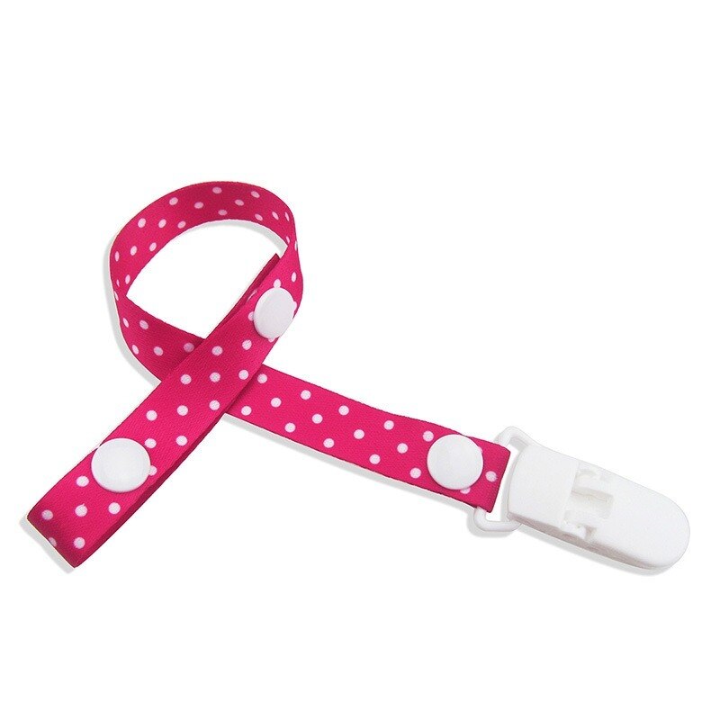 1pc Adjust Baby Pacifier Clip Chain Ribbon Dummy Holder Soother Pacifier Clips Strap Nipple Holder for Infant Feeding