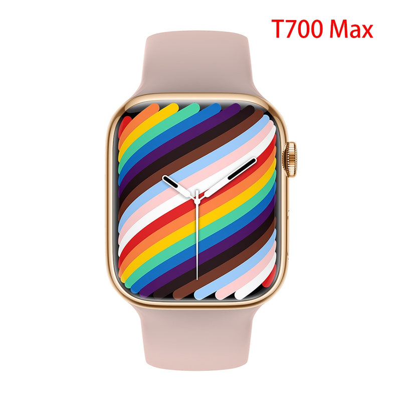 IWO Series 7 Smart Watch DIY Face Heart Rate Men Women Fitness Tracker Smartwatch For Android Xiaomi IOS Phone PK I7 X8 T700 Max