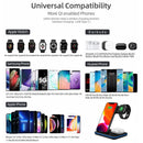 3 in 1 Wireless Charger Stand 15W Qi Fast Charging Dock Station for Apple Watch iWatch 7 AirPods Pro For iPhone 13 12 XS 8 Plus